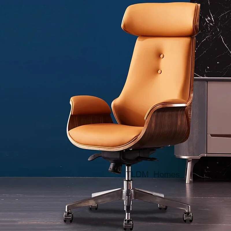 Office Furniture High End - 人間工学に基づいたハイエンドの革製オフィスチェア,コンピューターチェア,高級オフィスチェア
