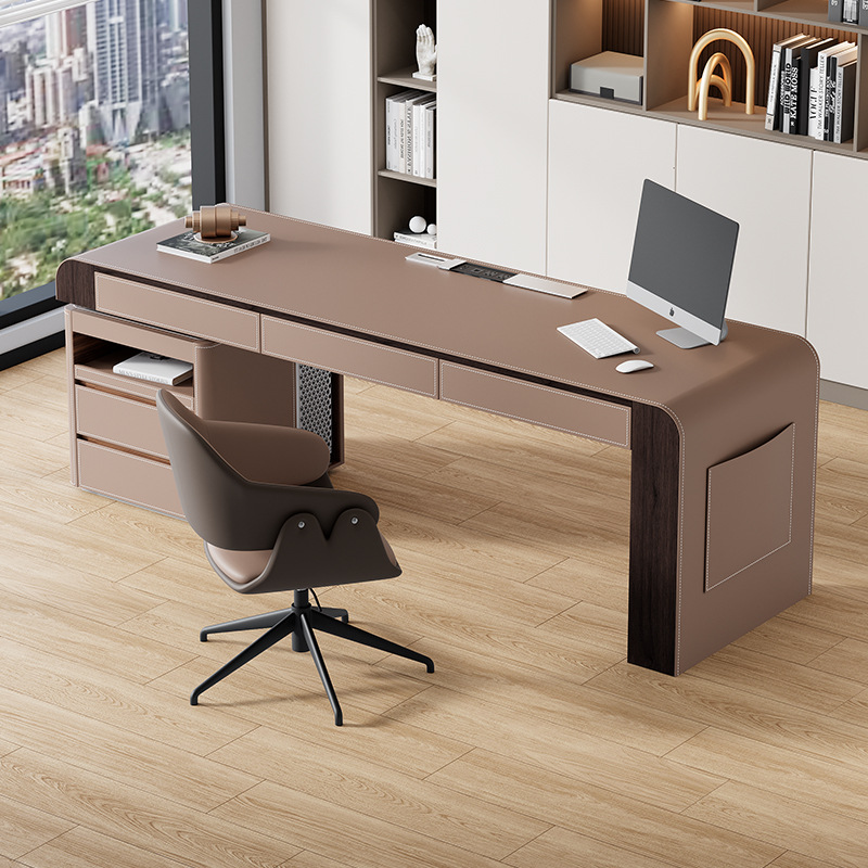 Office Furniture High End - イタリアのミニマリストオフィスデスクモダンなリビングルームスタディワークベンチコンピュータデスクハイエンドデザインオフィス家具エスクリトリオFYOD