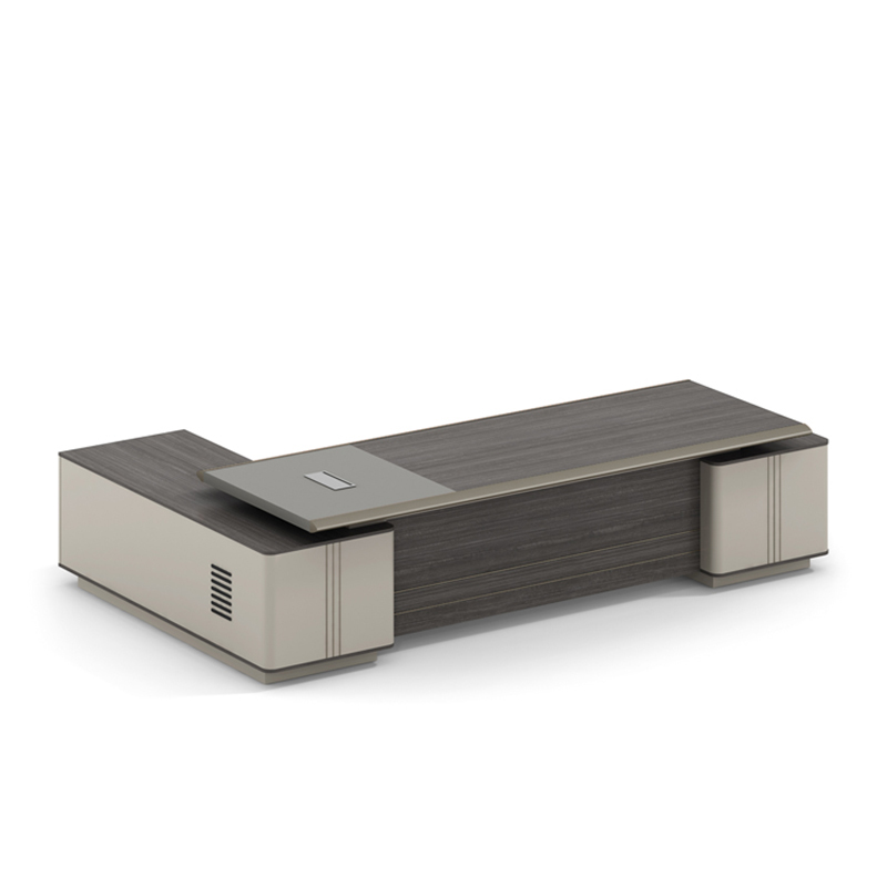Office Furniture High End - ❀ 高級L字型オフィス家具、モダンデザインのエグゼクティブ社長用ワークテーブルデスク