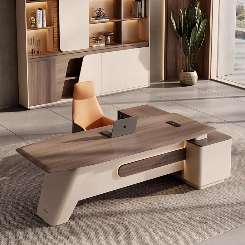 シンプルでモダンな高級リーダーシップオフィスデスクとチェア、 - Office Furniture High End のレビューと価格