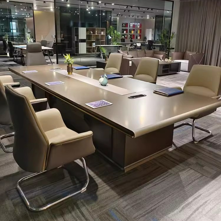 大型会議テーブル、軽贅沢、高級会議室、ビジネスシンプル、モダ - Office Furniture High End のレビューと価格