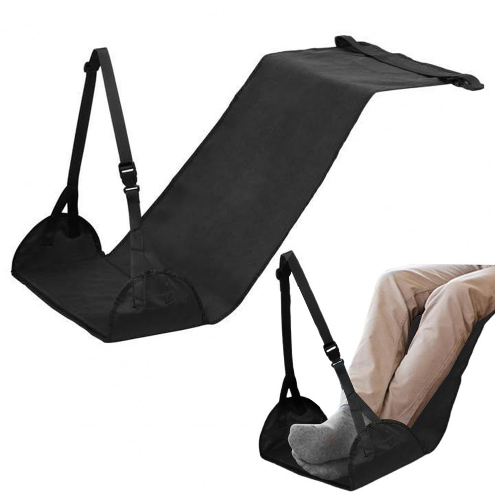 折りたたみ式トラベルフットレスト 調節可能な飛行機用フットハ - Under Desk Hammock のレビューと価格