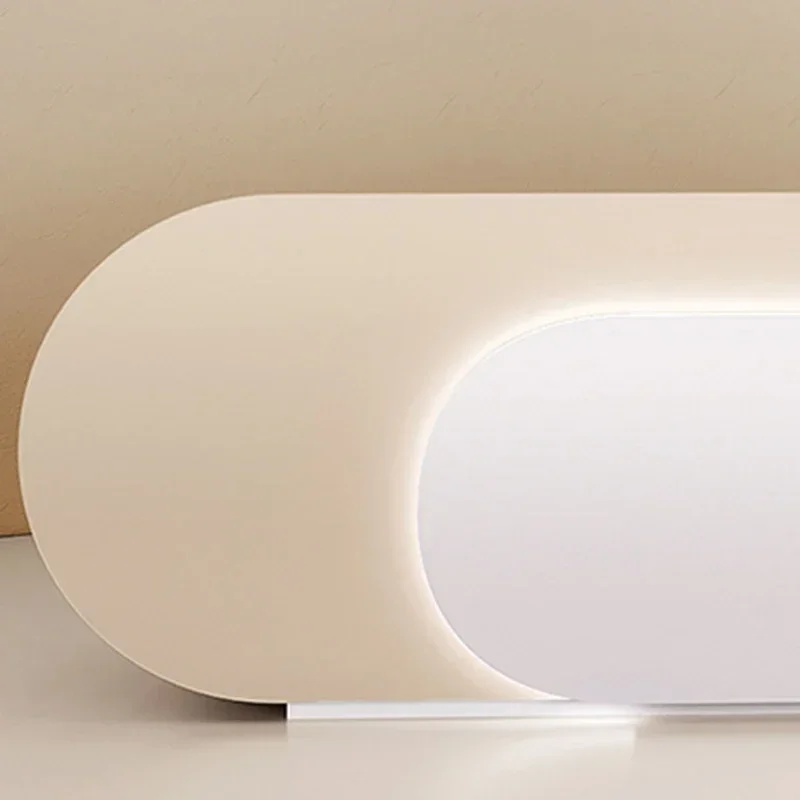 クリームスタイルの美容室受付デスク ネイルサロン 高級シンプ - Office Furniture High End のレビューと価格