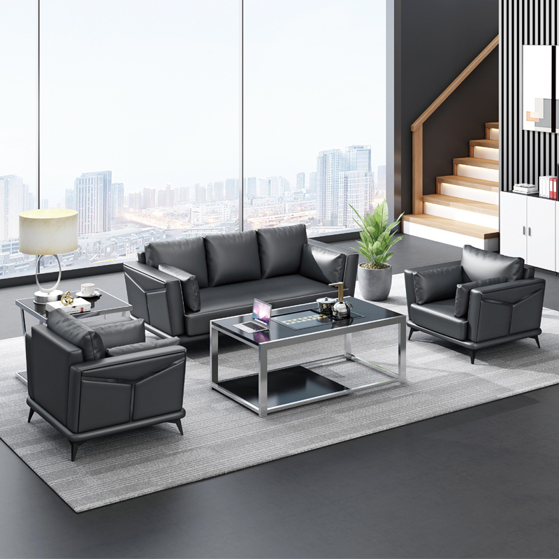 #   家具 ブラックレザー マルチプレイヤー グループソフ - Office Furniture Group のレビューと価格