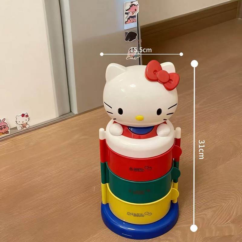 漫画キャラクター ハローキティ 収納ボックス 回転式三層開口 - Office Furniture Online のレビューと価格