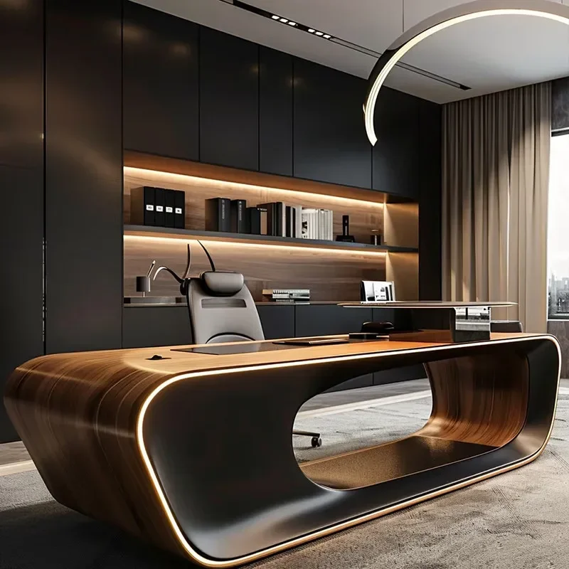 コンピューターデスク モダンなシンプルさ 軽い高級感と高級感 - Office Furniture High End のレビューと価格