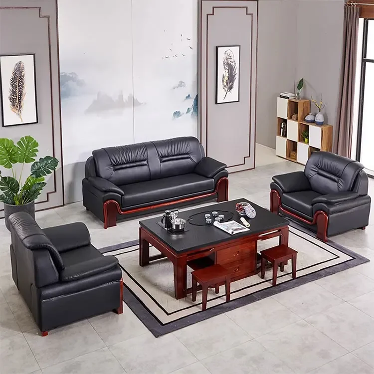 李宇オフィス高級エレガントモダン3人掛け黒家具 - Office Furniture High End のレビューと価格