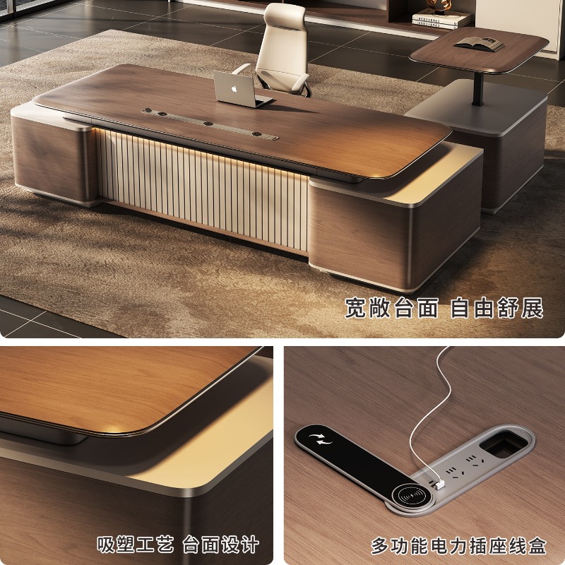 中東風高級ボスデスク、高級感あふれるライトラグジュアリークラ - Office Furniture High End のレビューと価格