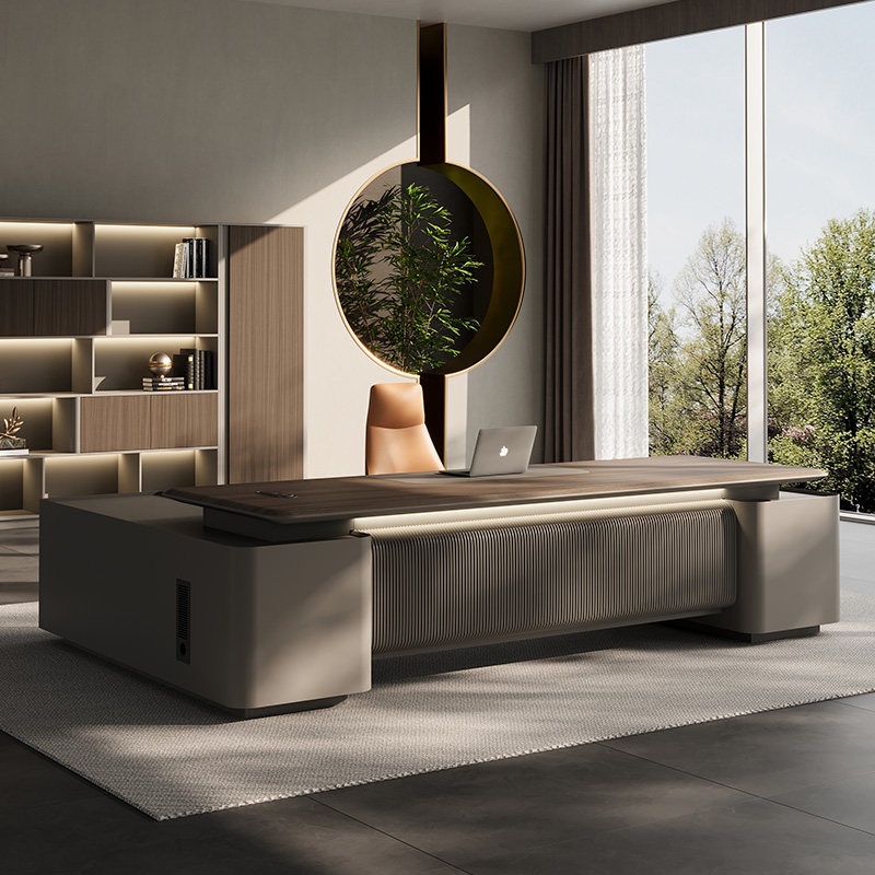 # エグゼクティブデスク＆チェアセット 高級モダンオフィス家 - Office Furniture High End のレビューと価格