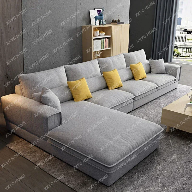 Y1 格安北欧モダンソファデザイン L字型ファブリックベルベ - Office Furniture Group のレビューと価格