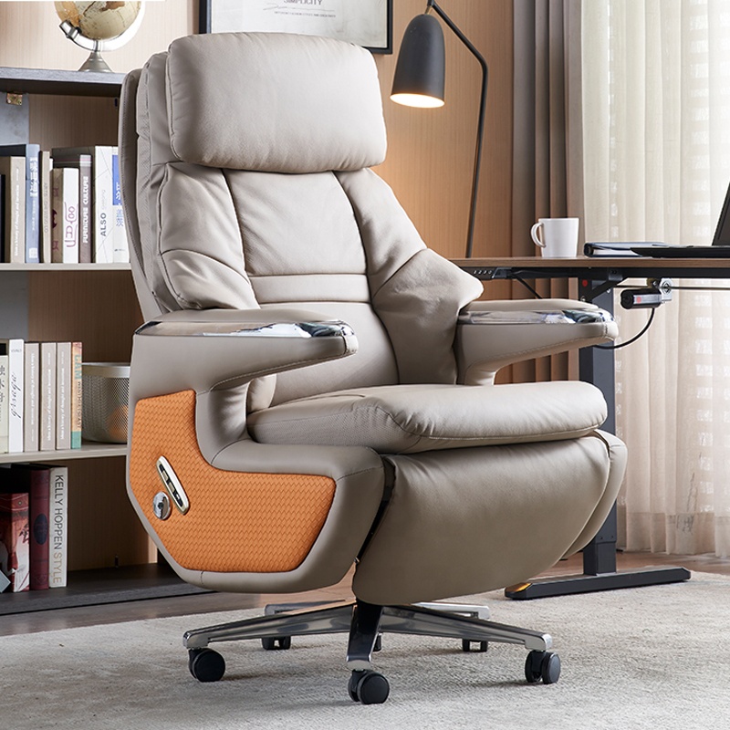 インテリジェントマッサージ電動レザーボスチェア軽量高級感オフ - Office Furniture High End のレビューと価格