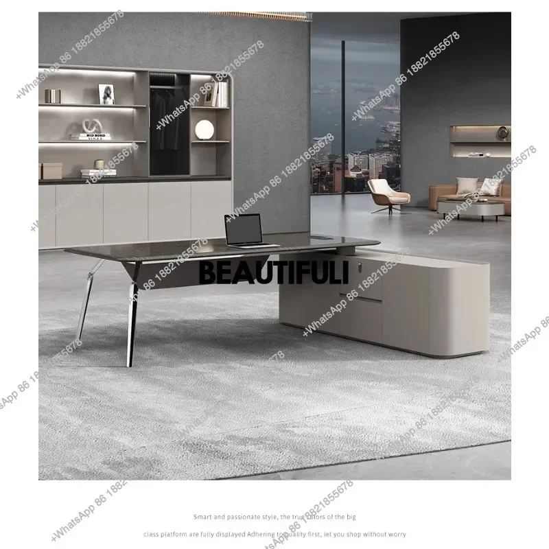 オフィスデスクと椅子の組み合わせ シンプルモダンなオフィス家 - Office Furniture High End のレビューと価格