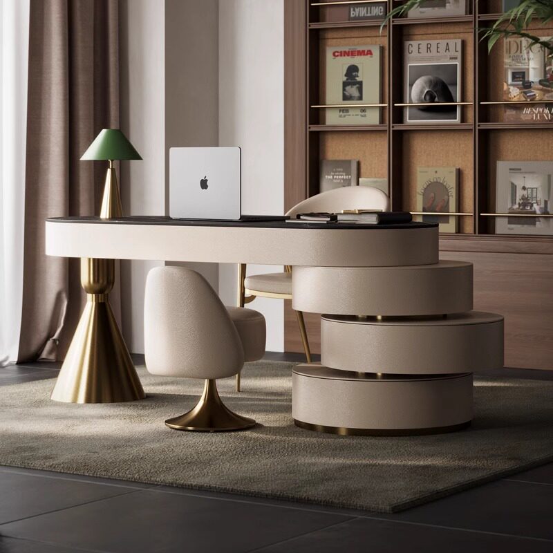 イタリア製高級焼結石デスク モダンミニマリストホームオフィス - Office Furniture High End のレビューと価格