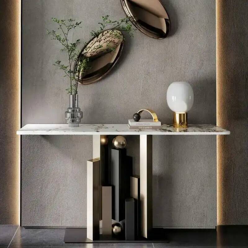 モダンでシンプルなコンソールテーブルオフィス用小型デザインハ - Office Furniture High End のレビューと価格