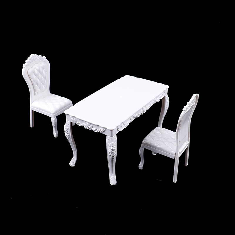 ドールハウス 1:6 キッチン家具 ダイニングテーブル 椅子 - Office Furniture Equipment のレビューと価格