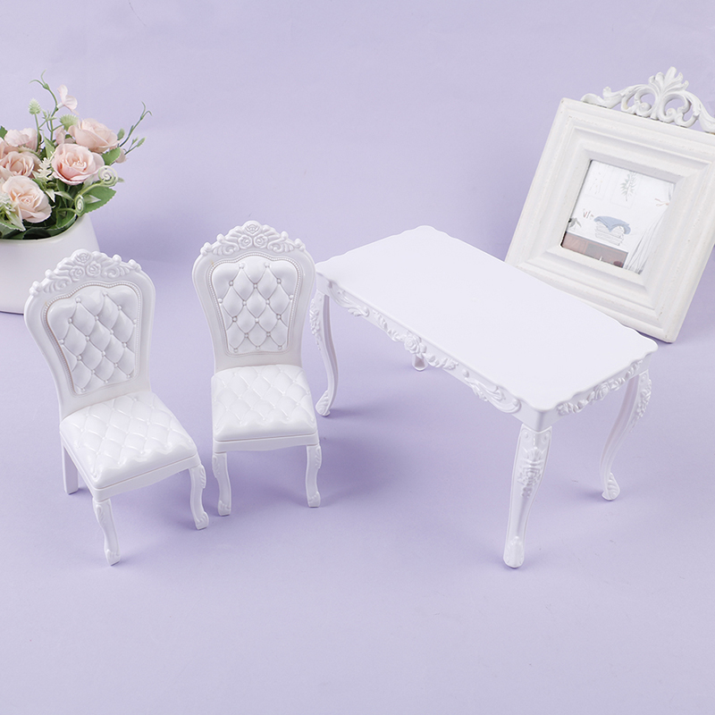ドールハウス 1:6 キッチン家具 ダイニングテーブル 椅子 - Office Furniture Equipment のレビューと価格