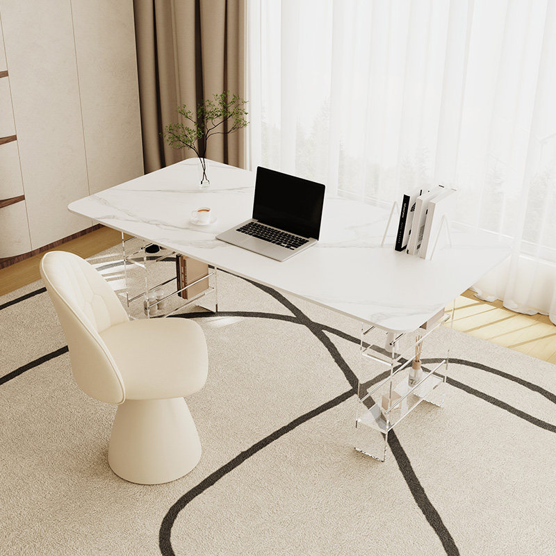 北欧の高級焼結石デスクモダンデザインバルコニーフローティング - Office Furniture Design のレビューと価格