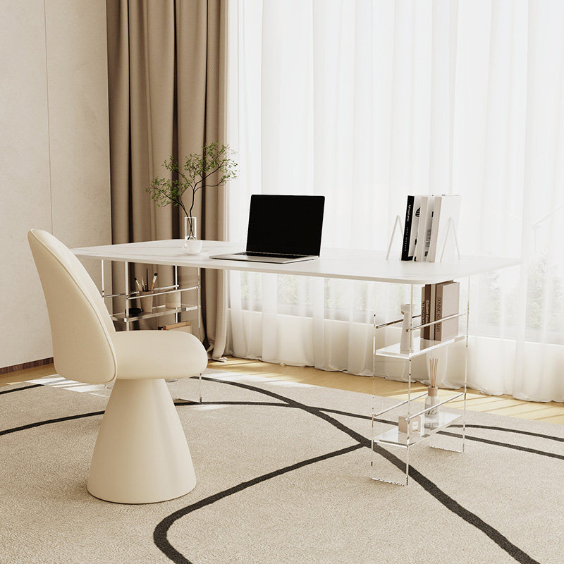 北欧の高級焼結石デスクモダンデザインバルコニーフローティング - Office Furniture Design のレビューと価格