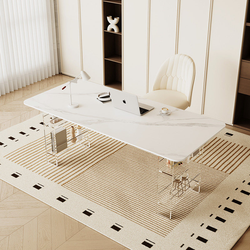 北欧の高級焼結石デスクモダンデザインバルコニーフローティング - Office Furniture Design のレビューと価格