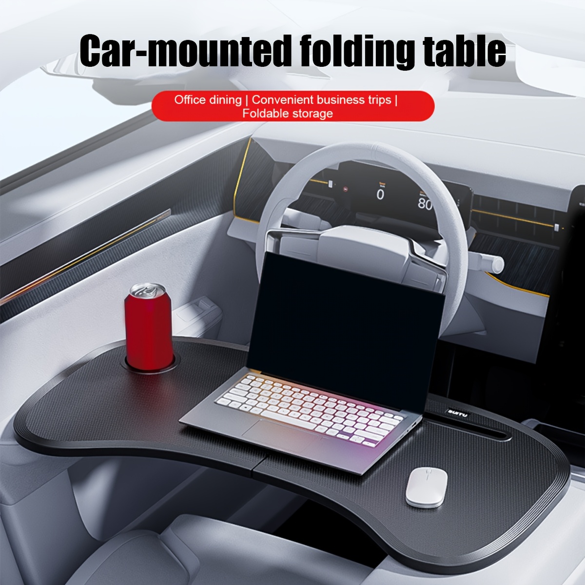 1 個車用折りたたみ式ステアリングホイールテーブル車用収納テ - Office Furniture Design のレビューと価格