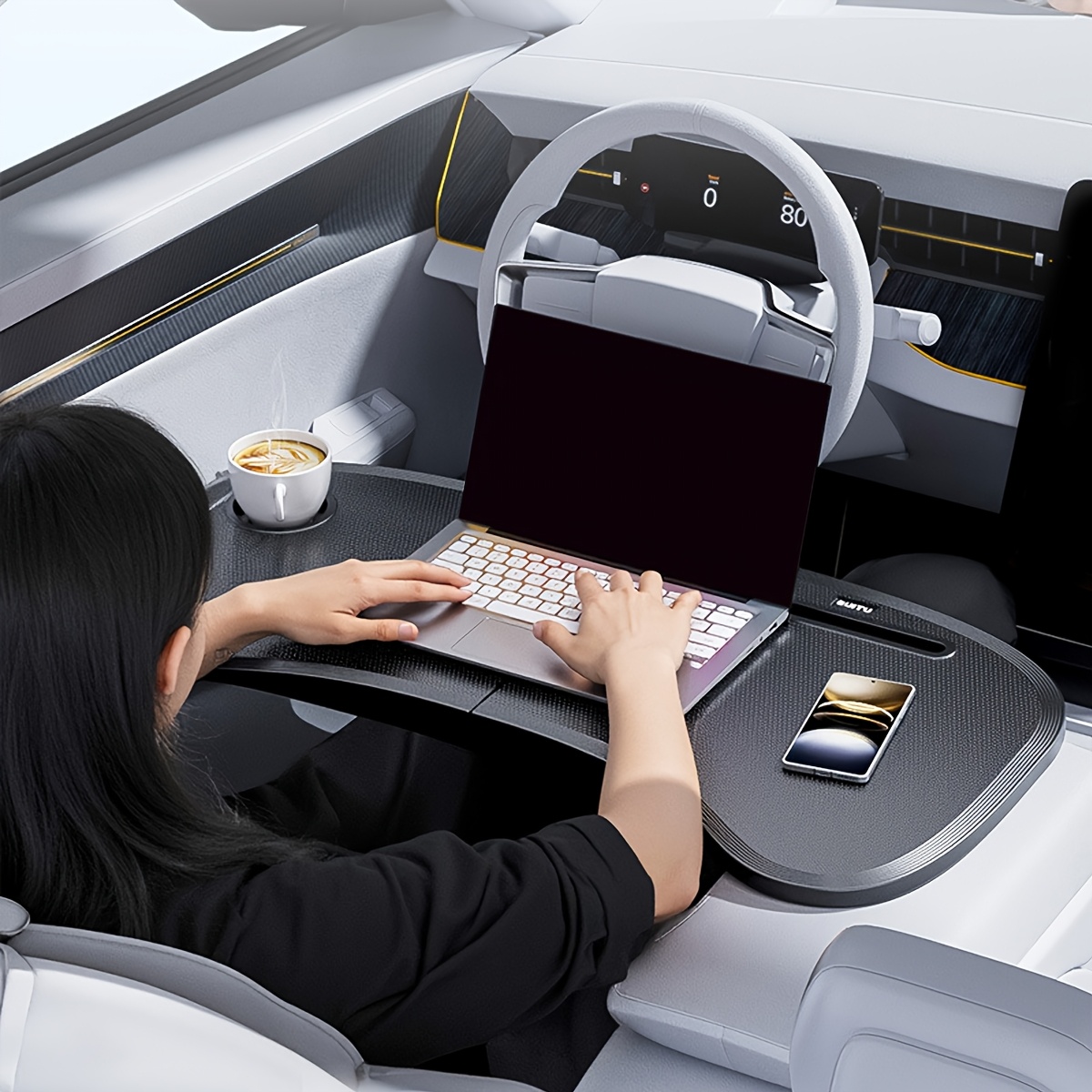 1 個車用折りたたみ式ステアリングホイールテーブル車用収納テ - Office Furniture Design のレビューと価格