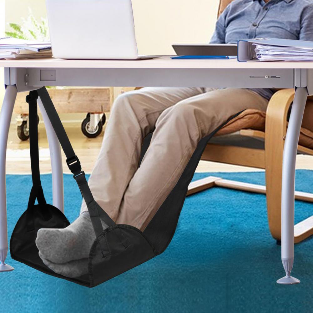 ポータブルフットハンモック 調節可能な飛行機用フットハンモッ - Under Desk Hammock のレビューと価格