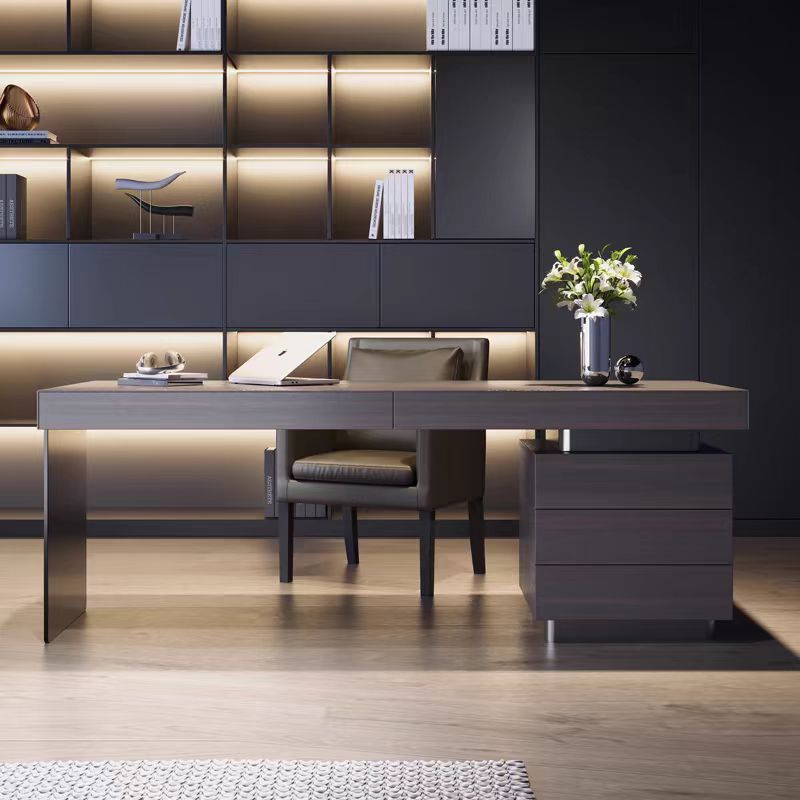 北欧風エグゼクティブオフィスデスク 高級木製ラグジュアリーホ - Office Furniture High End のレビューと価格
